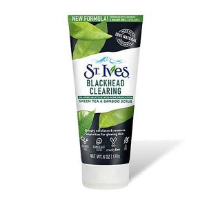St. Ives Blackhead Clearing Face Scrub, Green Tea 170g