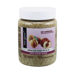 Bioglow Apricot & Peach Face & Body Scrub 500ml