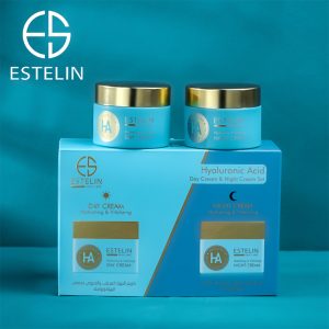 Estelin Hyaluronic Acid Day & Night Cream Set - NET WT: 50g