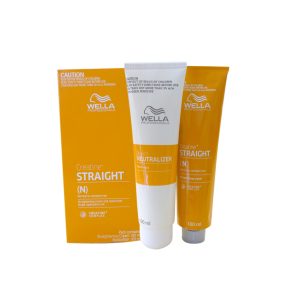 Wella Straight Hair Straightening Cream 100ml & Neutralizing Emulsion 100ml