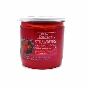 Skin Doctor Strawberry Face and Body Scrub, 500ml