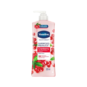 Vaseline Healthy Bright Superfood Freshlock Cranberry Body Lotion 320ml