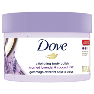 Dove Exfoliating Body Polish Crushed Lavender And Coconut Milk 225g